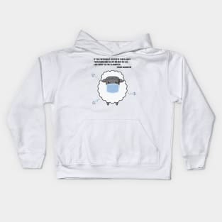 George Washington-sheep Kids Hoodie